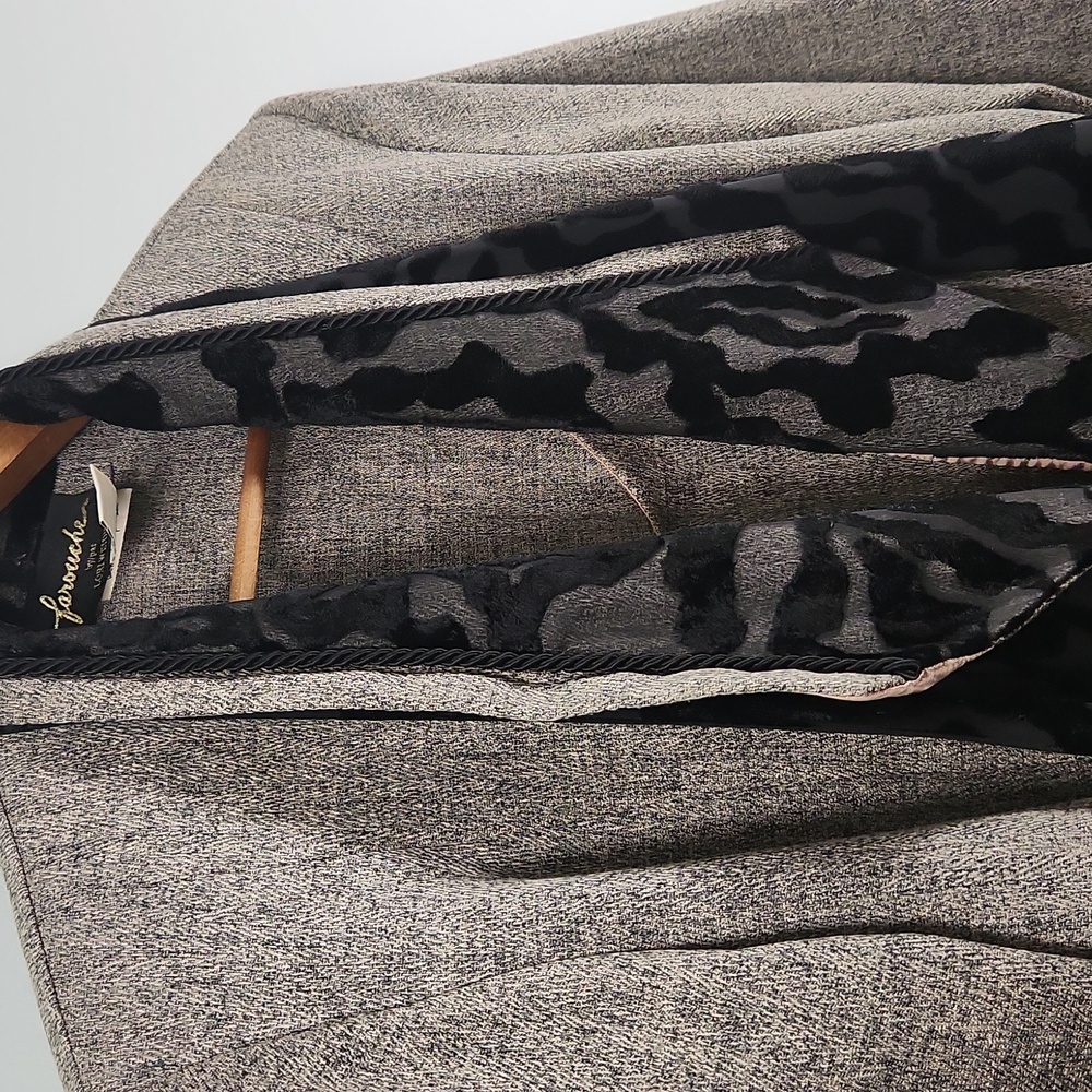 Vintage Farouche by Lori Weidner Power Blazer with Scarf Detail - Picture 9 of 12